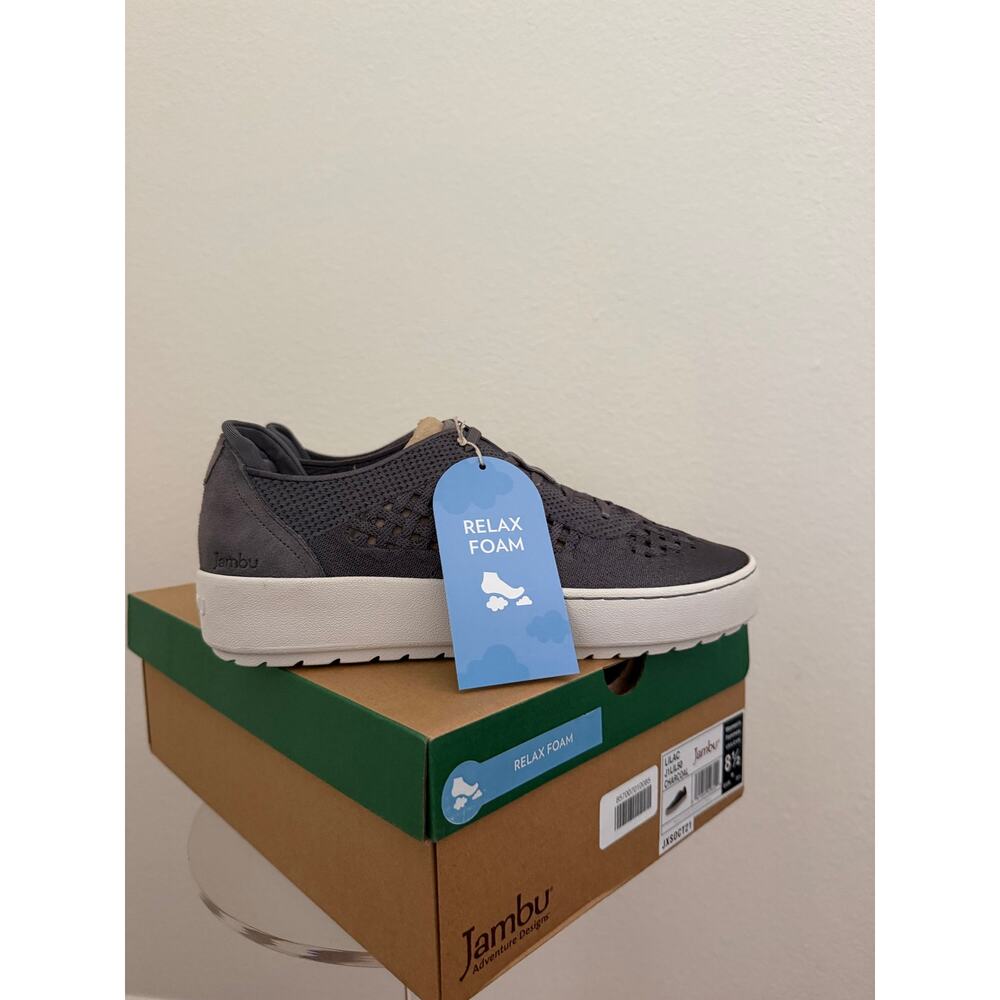 New Jambu lilac charcoal gray  sneakers sz 8 1/2 - Picture 3 of 5